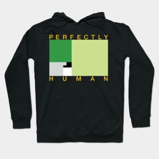 Perfectly Human - Aromantic Pride Flag Hoodie